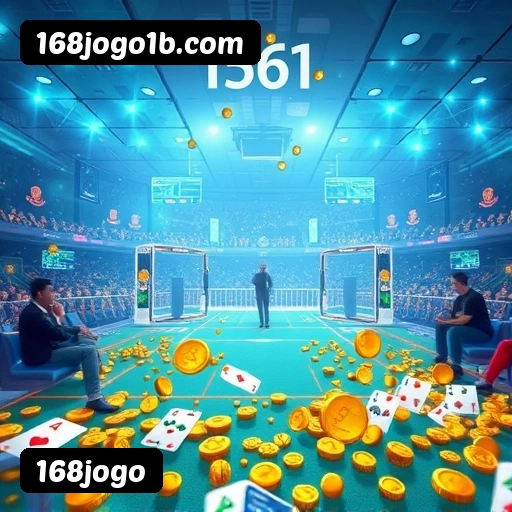 Material promocional do app 168jogo — ilustração, não métricas auditadas nesta página